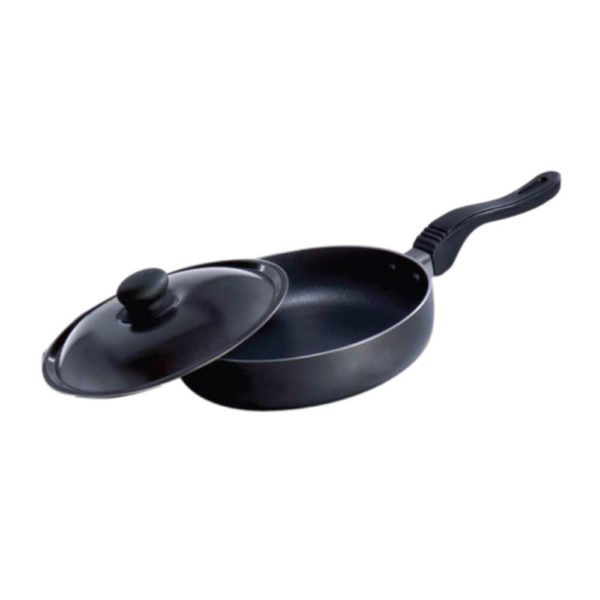 Nakshatra Non-Stick Fry Pan with Coloured Lid