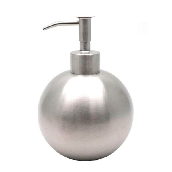 Nakshatra Stainless Steel Round Soap Dispenser