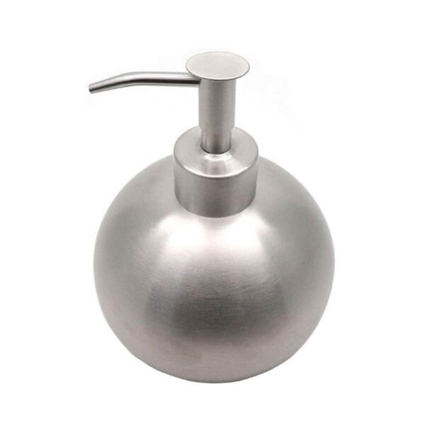 Nakshatra Stainless Steel Round Soap Dispenser