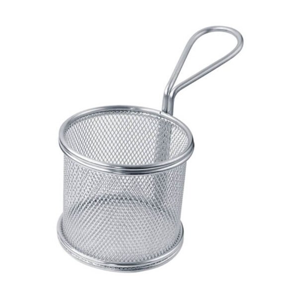 Nakshatra Stainless Steel Expanded Round Basket Filter Fryer