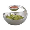 Nakshatra Stainless Steel Chip & Dip Bowl