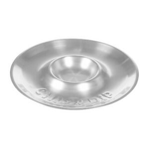 Nakshatra Stainless Steel Chip & Dip Tray