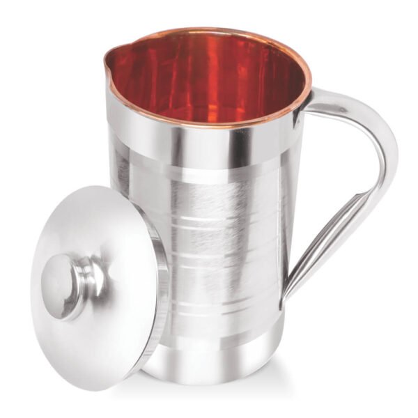 Nakshatra Stainless Steel With Inner Copper Water Jug