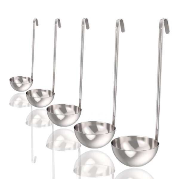 Nakshatra Stainless Steel Measuring Laddle Soup Ladle Spoon