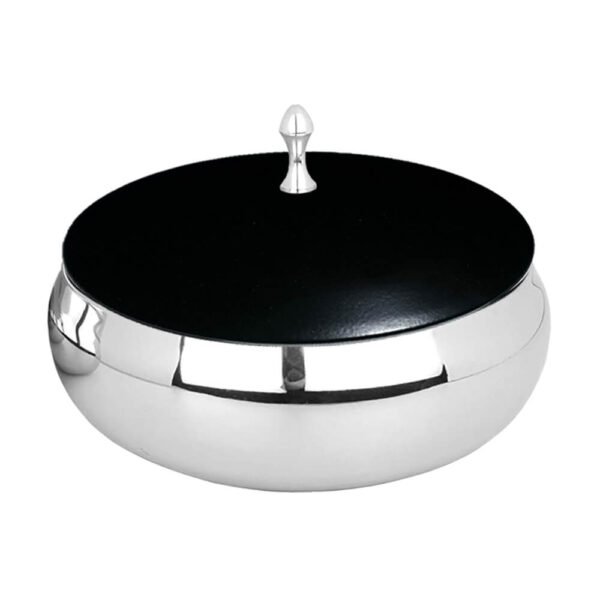 Nakshatra Stainless Steel Serving Bowl with Colour Lid